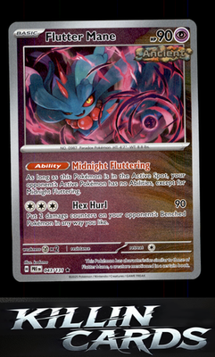 Reverse Holofoil Flutter Mane 043/131 Pokemon Rare SV: Prismatic Evolutions Card
