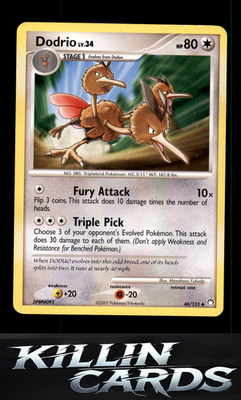 Dodrio 46/123 Pokemon Uncommon Mysterious Treasures Card LP