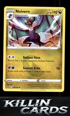Noivern 133/195 Pokemon Rare SWSH12: Silver Tempest Card NM