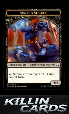 Sinuous Striker 45 Magic U Hour of Devastation Card NM