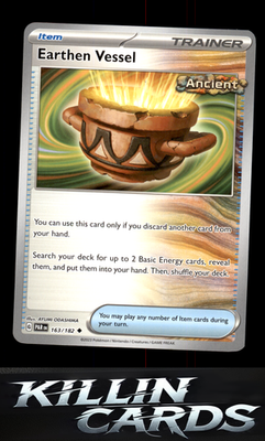 Earthen Vessel 163/182 Pokemon Uncommon SV04: Paradox Rift Card NM