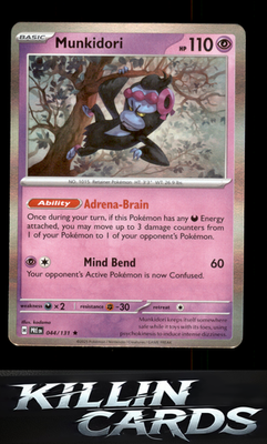 Munkidori 044/131 Pokemon Rare SV: Prismatic Evolutions Card NM