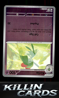 Reverse Holofoil Kirlia 059/132 Pokemon Common ME01: Mega Evolution Card NM