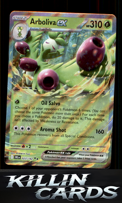 Arboliva ex 023/182 Pokemon Double Rare SV10: Destined Rivals Card NM