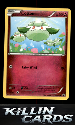 Cottonee 70/124 Pokemon Common XY - Fates Collide Card NM