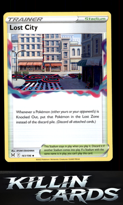 Lost City 161/196 Pokemon Uncommon SWSH11: Lost Origin Card NM