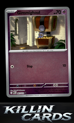 Reverse Holofoil Gimmighoul 067/132 Pokemon Common ME01: Mega Evolution Card NM