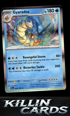 Gyarados 043/193 Pokemon Rare SV02: Paldea Evolved Card NM
