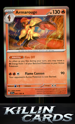 Armarouge - 041/198 041/198 Pokemon Rare SV01: Scarlet & Violet Base Set Card NM