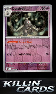 Reverse Holofoil Dusclops - 019/064 019/064 Pokemon Common SV: Shrouded Fable Ca