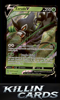 Zarude V 022/185 Pokemon Ultra Rare SWSH04: Vivid Voltage Card NM