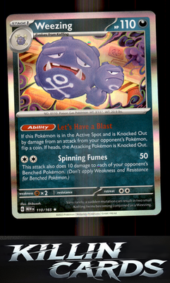 Weezing 110/165 Pokemon Rare SV: Scarlet & Violet 151 Card NM
