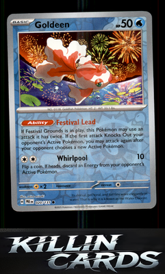 Reverse Holofoil Goldeen 020/131 Pokemon Common SV: Prismatic Evolutions Card NM