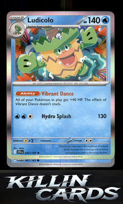 Ludicolo 037/159 Pokemon Rare SV09: Journey Together Card NM