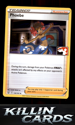 Phoebe 130/163 Pokemon Uncommon SWSH05: Battle Styles Card NM
