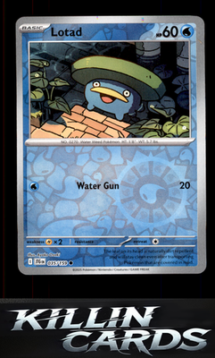 Reverse Holofoil Lotad 035/159 Pokemon Common SV09: Journey Together Card NM