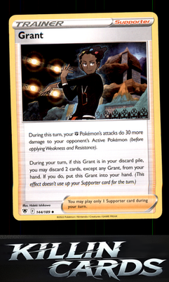 Grant 144/189 Pokemon Uncommon SWSH10: Astral Radiance Card NM