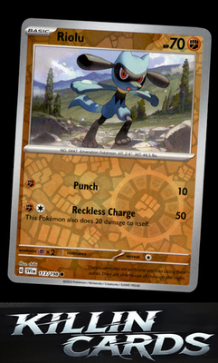 Reverse Holofoil Riolu - 113/198 113/198 Pokemon Common SV01: Scarlet & Violet B