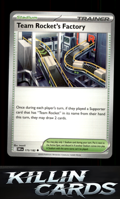 Team Rocket's Factory 173/182 Pokemon Uncommon SV10: Destined Rivals Card NM