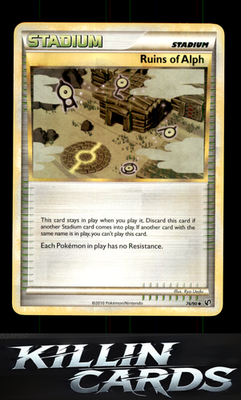 Ruins Of Alph 76/90 Pokemon Uncommon Undaunted Card LP