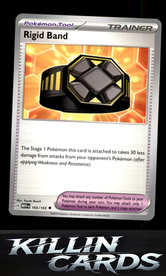 Rigid Band 165/165 Pokemon Uncommon SV: Scarlet & Violet 151 Card NM
