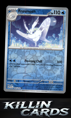 Reverse Holofoil Frosmoth 046/162 Pokemon Common SV05: Temporal Forces Card NM