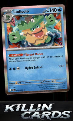 Ludicolo 037/159 Pokemon Rare SV09: Journey Together Card NM