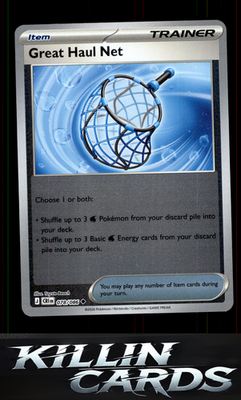 Reverse Holofoil Great Haul Net 078/086 Pokemon Uncommon ME04: Chaos Rising Card
