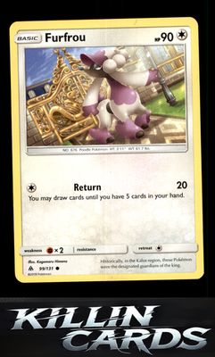 Furfrou 99/131 Pokemon Common SM - Forbidden Light Card NM