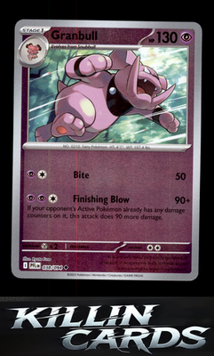 Reverse Holofoil Granbull 038/094 Pokemon Uncommon ME02: Phantasmal Flames Card