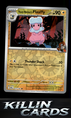 Reverse Holofoil Team Rocket's Flaaffy 073/182 Pokemon Common SV10: Destined Riv