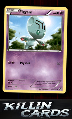 Elgyem (68) 68/135 Pokemon Common Plasma Storm Card LP