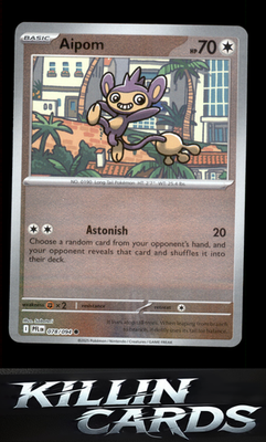 Aipom 078/094 Pokemon Common ME02: Phantasmal Flames Card NM