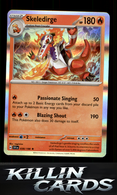 Skeledirge 038/198 Pokemon Rare SV01: Scarlet & Violet Base Set Card NM