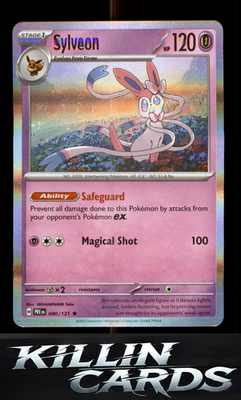 Sylveon 040/131 Pokemon Rare SV: Prismatic Evolutions Card NM