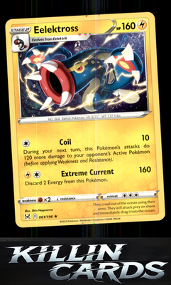 Eelektross 061/196 Pokemon Rare SWSH11: Lost Origin Card NM