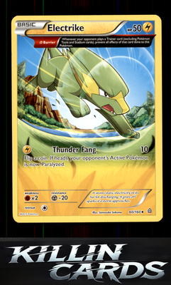 Electrike (Omega) 60/160 Pokemon Uncommon XY - Primal Clash Card NM