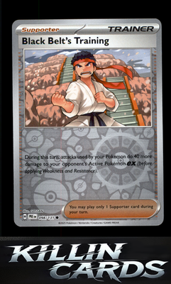 Reverse Holofoil Black Belt's Training - 098/131 098/131 Pokemon Common SV: Pris