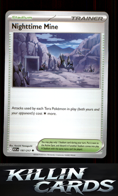 Nighttime Mine 197/217 Pokemon Uncommon ME: Ascended Heroes Card NM
