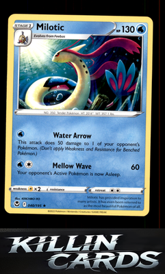 Milotic 040/195 Pokemon Rare SWSH12: Silver Tempest Card NM