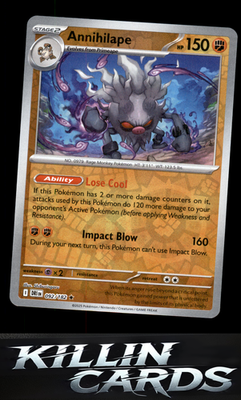 Reverse Holofoil Annihilape 092/182 Pokemon Rare SV10: Destined Rivals Card NM