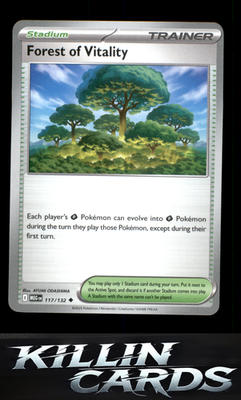 Forest of Vitality 117/132 Pokemon Uncommon ME01: Mega Evolution Card NM