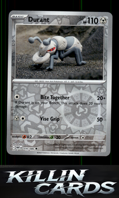 Reverse Holofoil Durant 070/086 Pokemon Uncommon SV: White Flare Card NM
