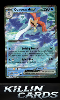 Quaquaval ex - 052/193 052/193 Pokemon Double Rare SV02: Paldea Evolved Card NM