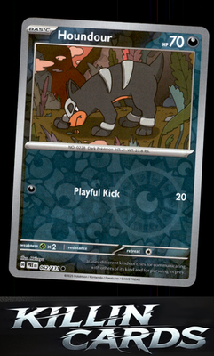 Reverse Holofoil Houndour 062/131 Pokemon Common SV: Prismatic Evolutions Card N