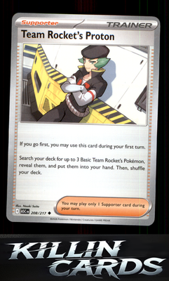 Team Rocket's Proton 208/217 Pokemon Uncommon ME: Ascended Heroes Card NM