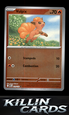 Reverse Holofoil Vulpix - 019/132 019/132 Pokemon Common ME01: Mega Evolution Ca