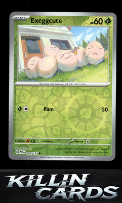 Reverse Holofoil Exeggcute 001/131 Pokemon Common SV: Prismatic Evolutions Card
