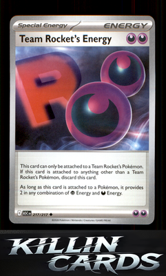 Team Rocket's Energy 217/217 Pokemon Uncommon ME: Ascended Heroes Card NM