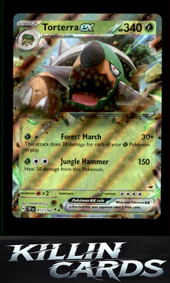 Torterra ex - 012/162 012/162 Pokemon Double Rare SV05: Temporal Forces Card NM